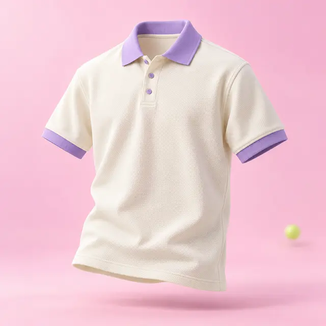 เสื้อโปโล ภาพม็อกอัปตัวอย่างในโทนสี YOUR TEE
